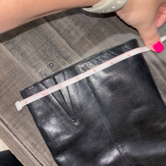 Sam Edelman Knee High Empire Boots in Black Leather with Zipper Size 7​ - Picture 13 of 16